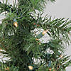 Northlight 3' Pre-Lit Medium Woodland Alpine Artificial Christmas Tree - Clear Lights Image 2