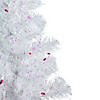 Northlight 3' Pre-lit Rockport White Pine Artificial Christmas Tree  Purple Lights Image 2