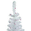Northlight 3' Pre-lit Rockport White Pine Artificial Christmas Tree  Purple Lights Image 3