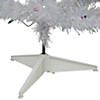 Northlight 3' Pre-lit White Iridescent Pine Artificial Christmas Tree - Multi Lights Image 1