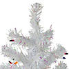 Northlight 3' Pre-lit White Iridescent Pine Artificial Christmas Tree - Multi Lights Image 2