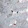 Northlight 3' Pre-lit White Iridescent Pine Artificial Christmas Tree - Multi Lights Image 3