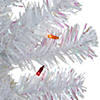 Northlight 3' Pre-lit White Iridescent Pine Artificial Christmas Tree - Multi Lights Image 3