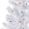 Northlight 3' Pre-lit White Pine Artificial Christmas Tree - Multi Lights Image 1