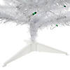 Northlight 3' Pre-Lit Woodbury White Pine Slim Artificial Christmas Tree  Green Lights Image 2