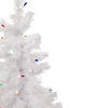 Northlight 3' Pre-Lit Woodbury White Pine Slim Artificial Christmas Tree  Multi Lights Image 3