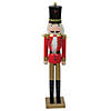 Northlight - 3' Red and Gold Christmas Nutcracker Soldier Decoration Image 1