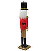 Northlight - 3' Red and Gold Christmas Nutcracker Soldier Decoration Image 2
