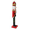 Northlight - 3' Red Wooden Christmas Nutcracker King Image 1