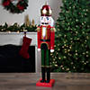 Northlight - 3' Red Wooden Christmas Nutcracker King Image 1