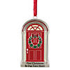 Northlight 3" Silver Plated "First Christmas in Our New Home" Crystal Christmas Ornament Image 1