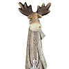 Northlight - 30" Brown and Silver LED Lighted Reindeer Christmas Tabletop Figurine Image 1