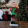 Northlight 30-Inch Santa's Little Animated Elf with Lighted Star Musical Christmas Figure Image 1