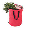 Northlight - 30" Red and Black Extra Large Pop-Up Christmas Decorations Storage Bag Image 1