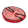 Northlight - 30" Red and Black Extra Large Pop-Up Christmas Decorations Storage Bag Image 4