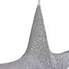 Northlight 30" Silver Tinsel Foldable Christmas Star Outdoor Decoration Image 3