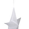 Northlight 30" White Tinsel Foldable Christmas Star Outdoor Decoration Image 3