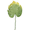 Northlight 31.5" Green Two-Tone Artificial Split-Leaf Tropical Philodendron Spray Image 1