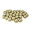 Northlight 32ct Champagne Gold Shatterproof Shiny Christmas Ball Ornaments 3.25 inches 80mm Image 1