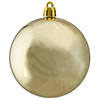 Northlight 32ct Champagne Gold Shatterproof Shiny Christmas Ball Ornaments 3.25 inches 80mm Image 1