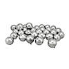 Northlight 32ct Silver Shiny Shatterproof Christmas Ball Ornaments 3.25" (82mm) Image 1