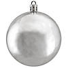 Northlight 32ct Silver Shiny Shatterproof Christmas Ball Ornaments 3.25" (82mm) Image 2