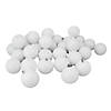 Northlight 32ct Winter White Shatterproof Shiny Christmas Ball Ornaments 3.25 inches 80mm Image 1