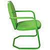 Northlight 34-Inch Outdoor Retro Tulip Armchair  Lime Green Image 2