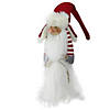 Northlight 35" Red and White Christmas Slim Santa Gnome with White Fur Suit and Red Hat Image 2