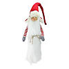 Northlight 35" Red and White Christmas Slim Santa Gnome with White Fur Suit and Red Hat Image 3