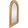 Northlight 36" Arched Lattice Weaved Decorative Wall Mirror Image 2
