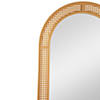 Northlight 36" Arched Lattice Weaved Decorative Wall Mirror Image 3