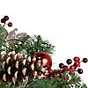 Northlight 36" Pre-lit Decorated Artificial Pine Christmas Mailbox Swag Image 3