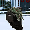 Northlight 36" Pre-lit Pine Cone and Artificial Mixed Pine Christmas Mailbox Swag Image 1