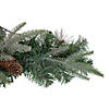 Northlight 36" Pre-lit Pine Cone and Artificial Mixed Pine Christmas Mailbox Swag Image 3