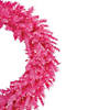 Northlight 36" Pre-Lit Pink Spruce Artificial Christmas Wreath  Pink Lights Image 3