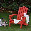 Northlight 36" Red Classic Folding Wooden Adirondack Chair Image 1