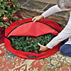 Northlight 36" Red Premium Christmas Wreath Storage Bag Image 1
