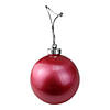 Northlight 3ct Red LED Lighted Battery Operated Shatterproof Christmas Ball Ornaments 6" (150mm) Image 1