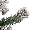 Northlight 4.5' Flocked Madison Pine Artificial Christmas Tree  Unlit Image 1