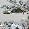 Northlight 4.5 Ft Pre-Lit Nordmann Fir Artificial Flocked Christmas Tree - Warm Clear LED Lights Image 1