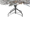 Northlight 4.5' Pre-Lit Silver Metallic Tinsel Artificial Christmas Tree - Clear Lights Image 2