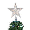 Northlight 4' Green Color Changing Multiple Function Pop Up Artificial Outdoor Christmas Tree Image 2