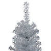 Northlight 4' Holographic Silver Tinsel Slim Artificial Christmas Tree - Unlit Image 2