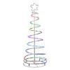 Northlight 4' LED Color Changing Multiple Function Outdoor Spiral Christmas Tree Image 1