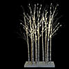 Northlight 4' LED Lighted White Birch Twig Tree Cluster Outdoor Christmas Decoration Image 1