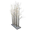 Northlight 4' LED Lighted White Birch Twig Tree Cluster Outdoor Christmas Decoration Image 2