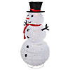 Northlight 4' Lighted Pop-Up Snowman Outdoor Christmas Decoration Image 2