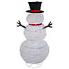 Northlight 4' Lighted Pop-Up Snowman Outdoor Christmas Decoration Image 3