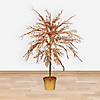 Northlight - 4' Potted Crystallized Glitter Full Artificial Tree - Unlit Image 1